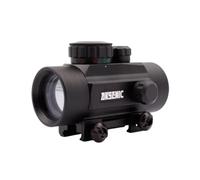 Arsenic Visor Red Dot 1x30 con Retícula Iluminada Rojo y Verde, Montaje Picatinny, Aluminio Negro, para Airsoft