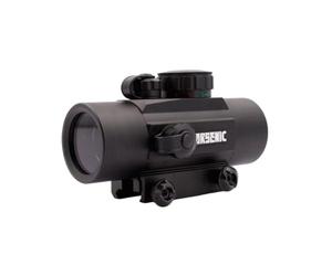 Arsenic Visor Red Dot 1x30mm, Retícula Iluminada Rojo y Verde, Aluminio Negro, Montaje Picatinny, para Airsoft