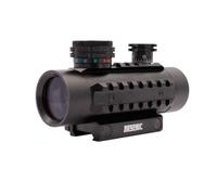 Arsenic Visor Red Dot Argon AS30B 1x30, Retícula Roja y Verde, Aluminio Negro, Montaje Picatinny con Rieles Tácticos, 14 cm, para Airsoft