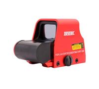 Arsenic Visor Red Dot Holográfico Argon AS553, Negro-Rojo, Retícula Cruz Iluminada Dual Rojo y Verde, Montaje Picatinny, 1x, 91x50x63mm, para Airsoft