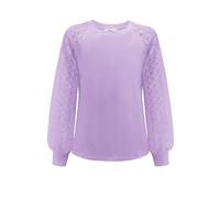 Arshiner Camiseta para Niñas Manga Larga Camiseta Morada de Cuello Redondo Túnica de Color Liso Top Informal Sudaderas Niños Blusa de Moda para Otoño Invierno Ropa de Halloween para Niñas 11-12 Años