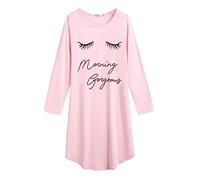 Arshiner Camisón Manga Larga Infantil Con Bonitos Estampados Vestido Pijama Para Niñas 9-10 Años