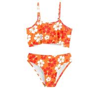Arshiner Conjunto de Bikini para niñas con Volantes, Traje de baño de Dos Piezas, Bonito Traje de baño, Traje de baño, coral/140, 9-10 años