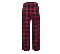 Arshiner Pantalón de Pijama Largo para Niño con Cheque de Cuadros Cintura Elástica de Ocio con 2 Bolsillos Pantalón de Pijam para Niño y Niña 5-15 Años