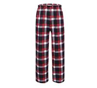Arshiner Pantalón de Pijama Largo para Niño con Cheque de Cuadros Cintura Elástica de Ocio con 2 Bolsillos Pantalón de Pijam para Niño y Niña 5-15 Años