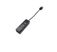 ARSMI 4 Puertos Hub USB Alta Velocidad Usb2.0 Cable Divisor USB Extensión, Adecuado for computadora portátil de Escritorio. Cable de energía