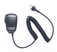 ARSMI Hombro A Prueba De Lluvia Altavoz Remoto Micrófono Micrófono Ptt 2pinPortable Radio Fit For Midland GXT550 / 650 GXT1000 GXT1000VP4 LXT210 / 216 micrófono walkie-Talkie (Color : Black)