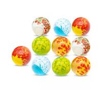 ARSUK 10 Canicas de Vidrio Artesanales 25 mm - Hechas a Mano con Diseño Multicolor, Juego Educativo Stem Montessori, Compatibles con Gravitrax, Decoración y Regalo Original