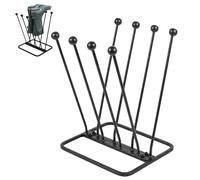 ARSUK Estante de Arranque, Elegante y Práctico Zapato Estante, Planchar Pesado Deber Welly Bota Organizador con Raspador, Barro Limpiador (4 Pares Portaequipajes)