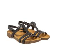 Art 0946 I Breathe, Sandalias planas Mujer, Nappa Black, 36 EU