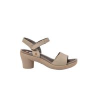 Art 1475 ALFAMA, Sandalia con talón Mujer, Nappa Sesame, 42 EU