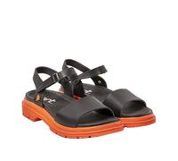 Art 1548 Birmingham, Sandalia Mujer, Nappa Black-Orange, 36 EU