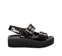 Art 1579 Brighton, Sandalias Planas Mujer, Black, 40 EU