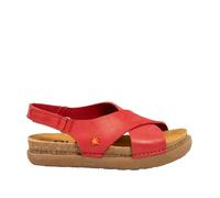 Art 1710 Rhodes, Sandalias Planas Mujer, Red, 38 EU