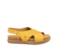 Art 1710 Rhodes, Sandalias Planas Mujer, Yellow, 36 EU