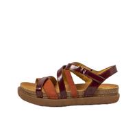 Art 1714 Rhodes, Sandalias Planas Mujer, Burdeos-D.Orange, 36 EU