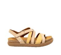 Art 1714 Rhodes, Sandalias Planas Mujer, Cream-Honey, 39 EU