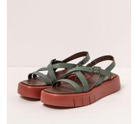 Art 1853 Malaga, Sandalias planas Mujer, Foliage, 42 EU