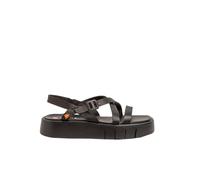 Art 1853 Malaga, Sandalias planas Mujer, Negro, 42 EU