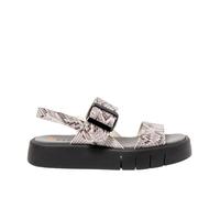 Art 1857 Malaga, Sandalias Planas Mujer, White, 36 EU