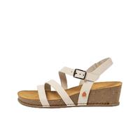 Art 1930 I Live, Sandalias con cuña Mujer, Cream-Bone, 39 EU