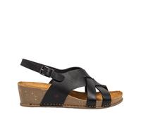 Art 1934 I Live, Sandalias con cuña Mujer, Black, 38 EU