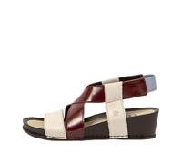 Art 1944 I Imagine, Sandalias con cuña Mujer, Cream-Burdeos, 39 EU