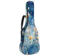 Art Abstract - Bolsa para guitarra acústica de acuarela gruesa acolchada, impermeable, para guitarras de 40, 41 y 42 pulgadas, Multicolor 07, 42.9x16.9x4.7 in, Mochila informal