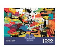 Art abstrait Puzzle Regalo Creativo Decoración del Hogar 1000 Piezas Colorful Graffiti Art Rompecabezas Familiar Juego De Habilidad para Adultos Y Niños 70x50cm/1000pcs