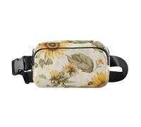 Art Anemone - Riñonera cruzada blanca para pasaporte, para mujer, riñoneras para entrenamiento, correr, Color09, 1 Size