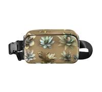 Art Anemone - Riñonera cruzada blanca para pasaporte, para mujer, riñoneras para entrenamiento, correr, Color06, 1 Size
