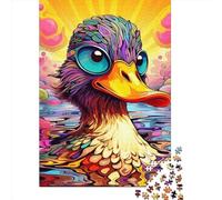 Art Animal Duck Rompecabezas Imposible,desafío para Adultos Entretenimiento Creativo 1000 Piezas Obra De Arte De Juego De para Adultos Y Niños 1000pcs (75x50cm)