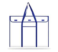 Art Bag - Bolsa de almacenamiento para pósteres con asa, organizador transparente para tablones de anuncios, bolsas lisas Artw a granel de 76 x 61 cm