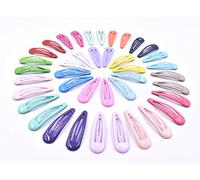 Art&Beauty - 20 pares de pinzas para el pelo antideslizantes de varios colores brillantes para niñas, damas y mujeres