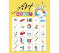 Art Bingo: 32-Player Creative Arts Themed Party Games for Paint Party Game, Art Classrooms, Crafts Activities and World Art Day workshop