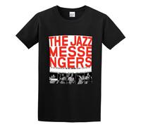 Art Blakey & The Jazz Messengers The Jazz Messengers At The Cafe Bohemia Volume Men's T-Shirt Unisex Black Cotton Hip Hop Print tee Shirts XL