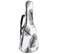 Art Blue Beige - Bolsa acolchada para guitarra acústica, diseño vintage, sin costuras, para bajo eléctrico, guitarra clásica, Multicolor 07, 42.9x16.9x4.7 in, Mochila informal