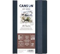 ART BOOK HARDBOUND LONG SIDE 40SH/80P MI-TEINTES® 14X21,6 160G PORTRAIT