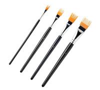 Art Brushes | Handle Tools 4piece Pen - Anti-Slip Ergonomic Paint Brush Set For Acrylic Painting | Stationery & Office Products For Craft Drawing Kids Coloring Adults Classroom