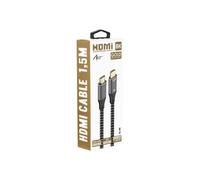 Art cable hdmi 8k 1.5m hq gold-plated al-06