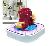 Art Calendar 2025 - octopus sculpture desk calendar, creativo bloc de notas calendar, timepiece | calendario decorativo con memo pad, artistic octopus ornament calendar for desk decor, home