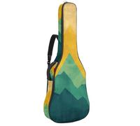 Art Colorful - Bolsa geométrica para guitarra acústica de 41 y 42 pulgadas con correa ajustable para el hombro, bolsa para guitarra con colgador trasero, adecuada para guitarras eléctricas, bajos,
