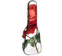 Art Colorful - Funda acolchada para ukelele de concierto de 58 cm, diseño de mariposas y flores, impermeable y duradera, Multicolor 08, 25.9x9x3.1in/66x23x8cm, Organizador de bolsas