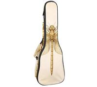 Art Colorful - Funda acolchada para ukelele de concierto de 58 cm, diseño de mariposas y flores, impermeable y duradera, Multicolor 04, 25.9x9x3.1in/66x23x8cm, Organizador de bolsas