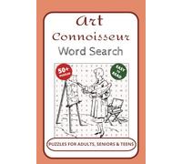 Art Connoisseur Word Search Puzzle Book: Word Searches with Easy to Read Print about Art Connoisseur, creative concepts, art styles, and tools | 6x9 ... | Gift for Vacation, Holiday, and Free Time