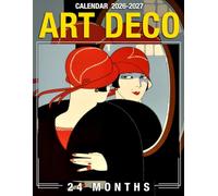 Art Deco Calendar 2026 - 2027: Eco Friendly Planner with US Holidays from 2026 to 2027 Perfect for Beloved Fans and Gifting