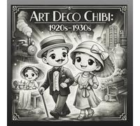 Art Deco Chibi: 1920s - 1930s: Colorie des moments adorables et relaxants cozy kawaii