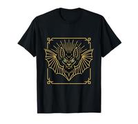 Art Deco Evil: Símbolo de murciélago de alas oscuras Camiseta