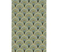 Art Deco Fan Journal: 120 Lined Pages | Hand-Drawn Pattern Notebook for Writing, Notes, and Creative Journaling