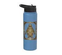 Art Deco Penguin Geometric Stylized Design Stainless Steel Insulated Water Bottle
